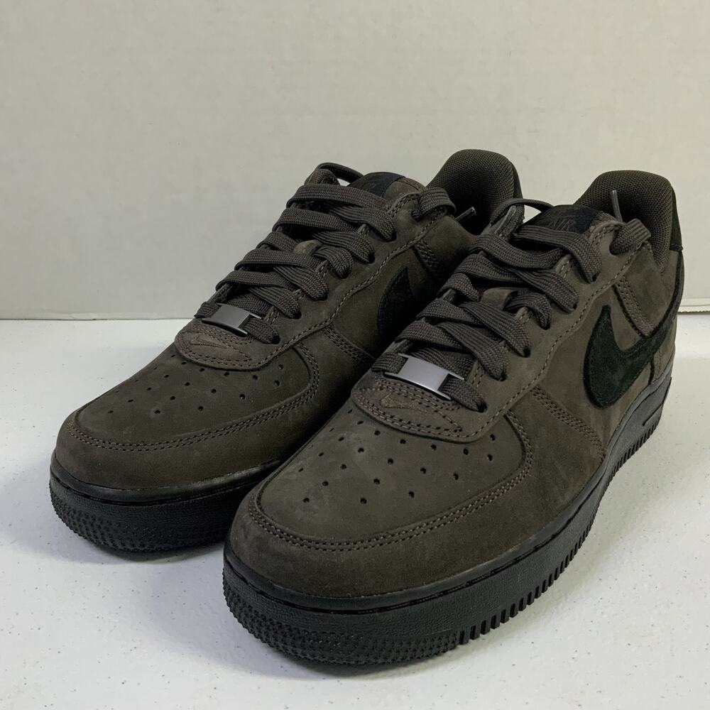 Nike Air Force 1 Low Retro Premium QS Black Tea Badgeless IO9555 202 Size 8 Men